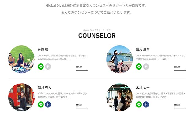 留学カウンセラー